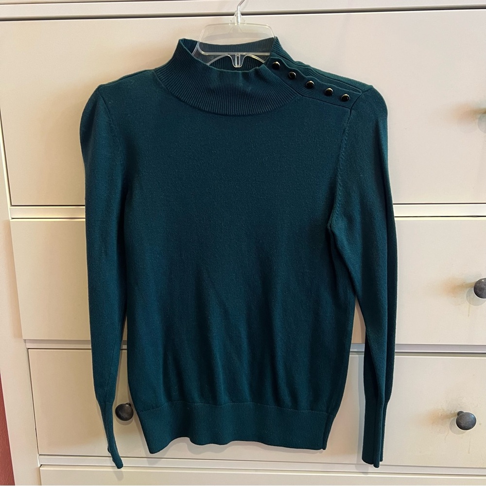 Ann Taylor sweater in beautiful turquoise color